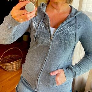 Authentic Harley Davidson full zip hoodie